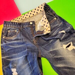 2/$20 Vintage 90s high waisted blue jeans pants